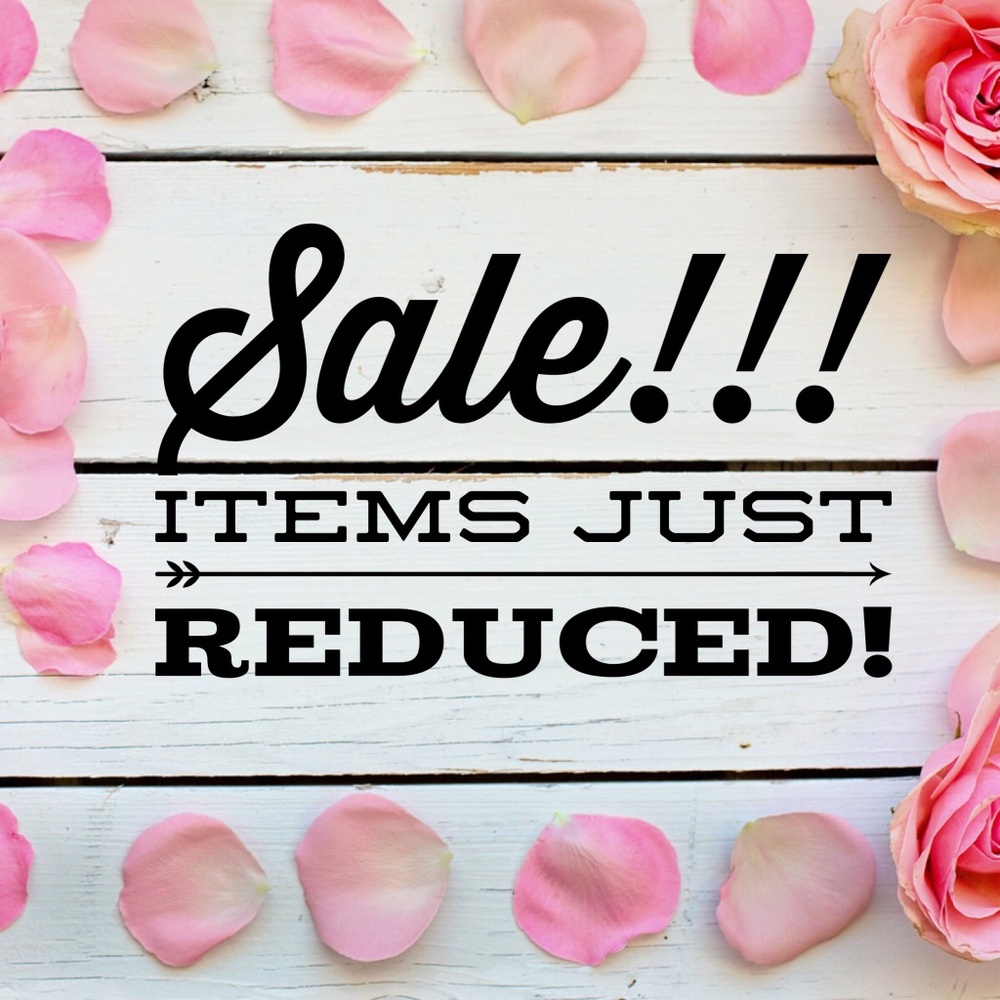 🎉SALE!!! Items just reduced!